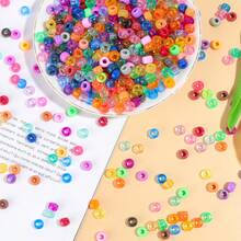 300pcs/500pcs - DIY Craft Beads, Multicolor Pony Beads, Perfect For Handmade Bracelets, Necklaces, Anklets, Earrings And Other Multi-Purpose Craft Projects, Ideal Holiday Gift - Barrel Beads - View 1