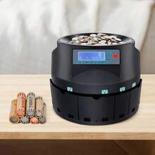 USD Coin Counter & Coin Sorters With LCD Display, Coin Sorter Machine For USD Coin 1￠ 5￠ 10￠ 25￠ $1, Sorts Up To 300 Coins/Min, Change Counter Holds 2000 Coins Included 5 Coin Bins & 5 Tubes - 300 Coins/min - View 9