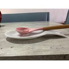 Posacucharas Soporte para cucharas de cocina de Mármol natural Blanco Bego. - BlancoBego - Ver 4