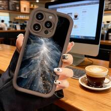 Funda de Teléfono Patrón de Nebulosa Espacial Cielo Estrellado para iPhone 14 13 12 11 Pro Max Se  S23 S22 S21 Ultra S20 Plus Protector de Teléfono Regalo de Pareja para Él y Ella Regalo de San Valentín Cumpleaños - Negro - Ver 5