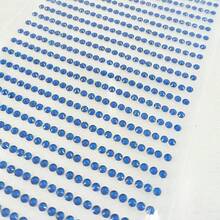 1040颗/包 彩虹色 3毫米 多色自粘水钻贴纸，闪亮珠宝贴花或化妆品配件，手工艺品 - 彩色 - 查看 22