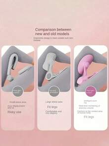 初学者腿部美容工具，适用于瑜伽、普拉提、产后恢复健身，可锻炼盆底肌和凯格尔运动，腿部夹持器。有效矫正腿部松弛，精准提臀，激活盆底肌，静音训练，可在家使用，多功能，科学设计避免代偿，产后妈妈的福音，阻力可调节。 - 彩色 - 查看 3