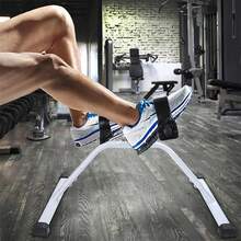 Folding Stepper, Leg Fitness Machine, Mini Fitness Bike, Muscle Exercise, Manual Foot Exercise Bike - White - View 4