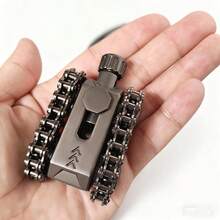 金属坦克造型EDC桌面玩具 - 旋转机械链条、陀螺仪飞轮和齿轮设计，精密打造的办公专注辅助工具及礼品 - 彩色 - 查看 5