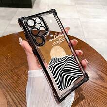 Patrón de cebra al atardecer compatible con fundas de teléfono S24/S24 Plus/S24 Ultra/S24 FE/S23/S23+/S23 Ultra Series - Diseño creativo de moda nueva funda de teléfono - Colores mixtos - Ver 6