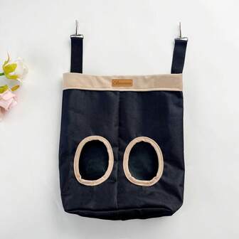 Bolsa de heno para conejos, se puede colgar dentro de la jaula, adecuada para conejos y otras mascotas herbívoras pequeñas