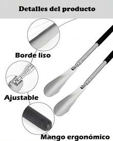 2 Piezas Calzador De Zapatos Largo De 63, Calzador De Zapatos Para Adultos Mayores Y Mujeres Embarazadas, Calzador Para Botas Y Zapatos Duros, Ayuda Para Vestir Sin Esfuerzo - 1 - Ver 4