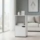 KIWI Modular Wooden Cube Shelving Unit In Various Sizes And Configurations (2 To 9 Compartments), Versatile Bookshelf For Books, Storage And Decoration, Various Colors Available - WHITE - 2 Compartments + 1 Door | 30*29*61cm - View 2