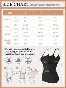 Women Seamless Shaping Top, Sexy Deep V-Neck, Bodycon, Backless, Waist & Tummy Control, Camisole, No Bra Pad