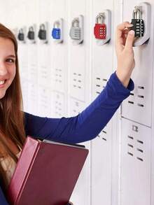 3-Digit Combination Lock, Steel Cable Lock, Small Password Lock, Customizable Password, Luggage Password Lock, Mini Coded Key Lock, Suitable For Home, Luggage, Classroom Lockers, Etc.