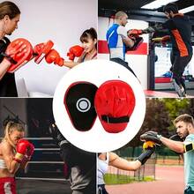 2 Packs Durable Boxing Training Targets - Boxing Glove Focus Pads, Adjustable Ergonomic Lightweight Muay Thai And Taekwondo Sandbags, Thickened Curved Targets For Lightweight And Flexible Use, Suitable For Boxing, Kickboxing, Karate, And Muay Thai Training. Ideal For Coaches And Athletes