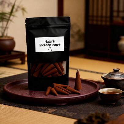 9/29/42pcs Vanilla Incense Cones | Home Fragrance Accents, Office Stress Relief, Long-Lasting Scent, Suitable For Home & Commercial Use, Natural Aroma For Air Purification, Meditation, Yoga, Tea Room, Relaxation, Perfect For Easter And Mother's Day