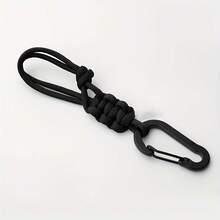 Clip ajustable multifuncional hecho a mano para botella de agua, colgador de botella de agua, cuerda de paraguas, clip para sombrero, llavero universal para agua mineral - Multicolor - Ver 4