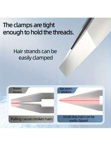 4pcs Stainless Steel Eyebrow Tweezers Set, Makeup Tools For Eyelash Extension, Eyebrow Shaping, Facial Hair Removal And False Eyelash Application