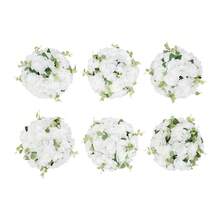 YISSALE Fiori artificiali e piante artificiali - Bianco, Verde - Visualizzare 6