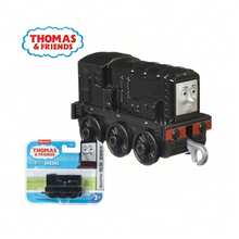 Mattel Fisher-Price Thomas & Friends Small Diecast Metal Push-Along Toy Rail Vehicle Thomas/Percy/Duck/Nia/Rosie/Brake Car Bruno/Whiff/Salty//Harold/Troublesome Truck/Winston Toy Train For Preschool Kids Ages 3 Years And Up Pretend Play - Diesel (Black) - View 1