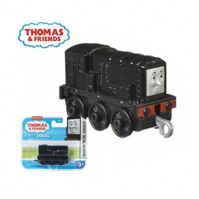  Mattel Fisher-Price Thomas & Vänner Litet Diecast Metal Shoot-Along Leksaksfordon Thomas/Percy/Duck/Nia/Rosie/Brake Bil Bruno/Whiff/Salty//Harold/Troublesome Truck/Winston Leksakståg För Förskolebarn Från 3 År Låtsaslek