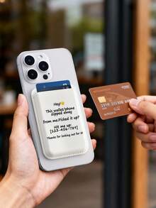 Custom Magnetic Wallet Card Holder,Customized Text Anti-Lost Phone Wallet Compatible With Iphone 14 Pro Max 13 12 11 Card Clip Phone Case,Credit Card Holder For Phone Case,Credit Cards, Transit Cards, State ID Cards, Season Picks,Cell Phones & Accessories,Father's Day Gift, Gift For Mom/Dad, Gift For Him/Boyfriend/Husband, Gift For Her/Girlfriend/Wife Birthday Graduation,Xmas Decoration - Multicolor - View 3