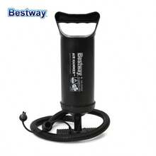 Bestway 67374 80" X 60" X 8.75"/2.03m X 1.52m X 22cm 1Set Double Inflatable Mattress, Inflatable Beds, Inflatable Beds,Camping Mattresses, Rapid Inflatable Mattress, Double Inflatable Mattress With Hand Pump And Two Pillows For Camping - Navy Blue - View 5