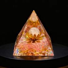 Stonehaven 1個生命之花orgonite財富療愈水晶金字塔,附有虎眼石和白水晶,可以提升財富、繁榮和引來成功的好運 - 虎眼生命之花 - 查看 15