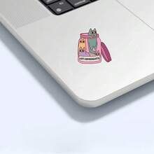 Cute Cat Antidepressant Funny Vinyl Sticker Decal Suitable For Decorating Books Water Bottles, Phone Cases, Laptops, Skateboards, Tumblers, Suitcases, Hard Hats - 彩色 - 查看 9