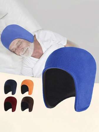 겨울 이중 레이어 고급 플리스 수면 모자 - 따뜻한 귀마개, 야외 사이클링 및 추운 날씨 보호 모자, 손세탁 가능, 겨울 모자, 남녀 모두에게 적합, 따뜻하고 따뜻하고 방한, 방풍, 두꺼워진 방풍 헤드웨어, 편안한 헤드웨어, 두꺼워진 원단.