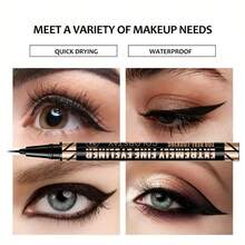1pc Waterproof, Sweat-Resistant, Quick-Drying Long-Lasting Eyeliner Pencil - Multicolor - View 7