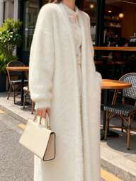 Damen einfarbiger grauer Oversized-Pullover mit Rundhalsausschnitt, Langarm, lässig und warm, flauschiger Cardigan für Herbst und Winter, Weihnachtskleidung, Hochzeits- und Geburtstagskleidung, lässiges graues Outfit, Business-Lässig für Damen, Winterkleidung, Damenpullover-Mantel für den Winter, Damenoutfits für den Herbst, Damenpullover, Homecoming, langer Cardigan, einfarbiger offener Strickjacke mit weitem Schnitt, lässiger Langarm-Pullover in Übergröße