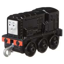 Mattel Fisher-Price Thomas & Friends Small Diecast Metal Push-Along Toy Rail Vehicle Thomas/Percy/Duck/Nia/Rosie/Brake Car Bruno/Whiff/Salty//Harold/Troublesome Truck/Winston Toy Train For Preschool Kids Ages 3 Years And Up Pretend Play - Diesel (Black) - View 4