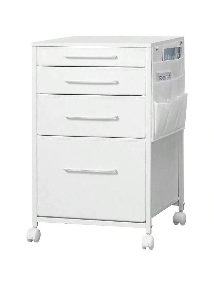 デスクワゴン キャビネット サイドチェスト オフィス 布製 袖机 サイド