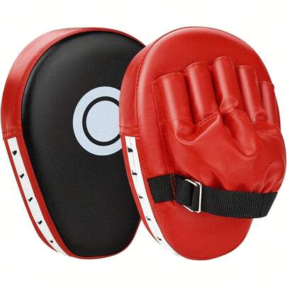 2 Packs Durable Boxing Training Targets - Boxing Glove Focus Pads, Adjustable Ergonomic Lightweight Muay Thai And Taekwondo Sandbags, Thickened Curved Targets For Lightweight And Flexible Use, Suitable For Boxing, Kickboxing, Karate, And Muay Thai Training. Ideal For Coaches And Athletes