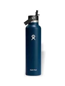 Hydro Flask Water Bottle Leakproof Durable Easy To Clean Solid Versatile Daily Sports Outdoor Travel School Office One Size Navy S24FS464 - Dark Blue - View 1