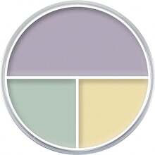 Kryolan Ultra粉底三色盘 #1，40克/1.4盎司 | 丝绒缎光妆效 | 适合敏感肌肤 | 中度至高度遮瑕，可叠加 | 适用于舞台妆和日常妆容 | 完美适用于新娘妆和摄影 | 易于晕染，搭配Ultra粉底色卡使用 - #1 - 查看 3