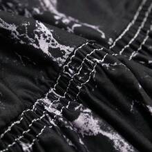 1件装印花弹力裙式沙发套，全覆盖式沙发防尘罩，四季皆宜，一体式沙发套，面料柔软，适合L型沙发，可用于客厅、卧室、书房等场所的装饰。 - 紋理-裙邊款 - 查看 11