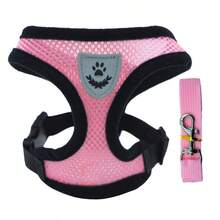Essential For Pet Outings! Universal Chest Harness For Dogs And Cats, The Mesh Design Is Super Breathable. - 紅色 - 查看 5
