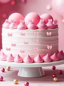 1/10/20 chiếc nơ hồng trang trí bánh cupcake, phụ kiện trang trí bánh cupcake hình nơ, thích hợp cho tiệc độc thân, lễ đính hôn, tiệc cưới theo chủ đề nơ. - Nhiều màu - Xem 4