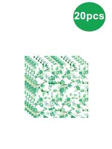 10pcs Sage Green Party Supplies, Disposable 7/9 Inch Paper Tray 9 Oz Cup Cutlery Napkin For Spring, Wedding Shower, Bridal Birthday Party, Family Party, Outdoor Camping Picnic, Holiday Party Supplies - Multicolor - View 15