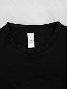 Men'S Casual Crew Neck T-Shirt With Festive Christmas Design - "Most Likely To Get Their Tongue Stuck To A Frozen Pole" - Ideal For Weekend Casual Wear, Spring/Summer/Fall, Regular Fit, Slight Stretch Fabric, Christmas Shirts - Noir - Voir 2