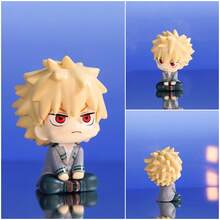 我的英雄学院/角色绿谷出久、爆豪胜己、出久、轰焦冻、坂本桃Q版坐姿系列动漫手办，桌面摆件，电脑机箱装饰，家居装饰，小礼物，万圣节，圣诞节礼物 - 彩色 - 查看 13