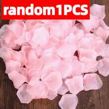 1000 pétalos de rosa roja artificial, flores hechas a mano románticas, adecuadas para la decoración de bodas, fiestas, hogar, cumpleaños, centros de mesa, dormitorio, baño, San Valentín, graduación - Multicolor - Ver 13