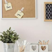 30pcs Transparent Push Pins Cork Board Decorative Thumb Pins Photo Document Map Office Classroom Home Craft Projects - Transparent - View 7
