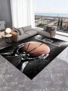 1片装篮球脚步训练垫，室内运球辅助隔音垫，健身运动防滑橡胶垫 - 彩色 - 查看 3