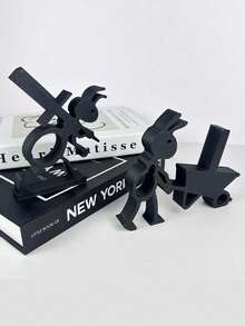 1个简约实用纸巾盒架 - 可爱现代的蚂蚁造型，创意十足的纸巾盒，生动的动物设计。这款优雅的卫生纸架为您的浴室空间增添趣味和时尚感，适用于家居装饰、办公室洗手间或任何洗漱区域。是家庭浴室的理想之选。 - 彩色 - 查看 6