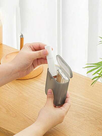 Transparent Storage Box With Lid, Drawer Type, For Organizing Cables, Earphones, Chargers, And Jewelry