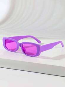 1 副儿童时尚方形日常时尚眼镜