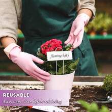 Metal Plant Labels, 30 Pack Garden Label Markers, Weatherproof Garden  Tags, Reusable Planting Gardening Markers, White - Gói 30 chiếc màu trắng - Xem 5