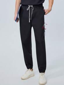 cimmuovere 男士医用工作裤，舒适百搭，纯色简约多口袋设计，适用于工作、牙科、医疗保健、宠物医院、实验室等场所，亦可作为男士制服或医用制服穿着。