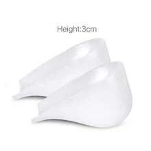 1 Pair Silicone Heel Protector Socks, Cracked Heel Care For Men And Women - White - View 9