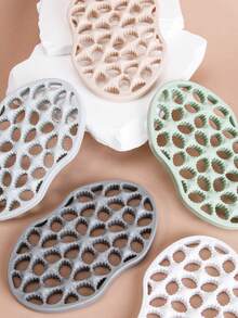 WANMEI Curly Hair Styling Brush,1PC Premium Curly Hair Styling Brush – Dual-Sided Twist Styling Comb With Soft Silicone Bristles For Men & Women – Manual Curling Twist Tool With Spiral Cavities For Defining Afro Curls, Coils & Waves – Gentle On Normal Hair, Washable & Durable Construction - Multicolor - View 8