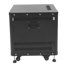 Futchoy 9U Server Rack, Server Rack Cabinet, Rolling Studio Rack Case - Black - View 7